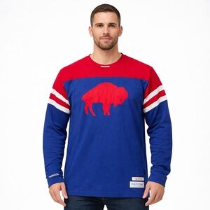 Buffalo Bills Long Sleeve Shirt 3XL | Vintage Style NFL Tee